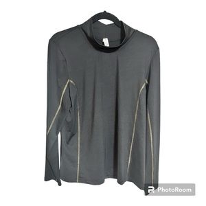 Ideology Mock Neck Black Wicking shirt XL